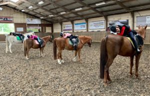 Young Riders groepsles